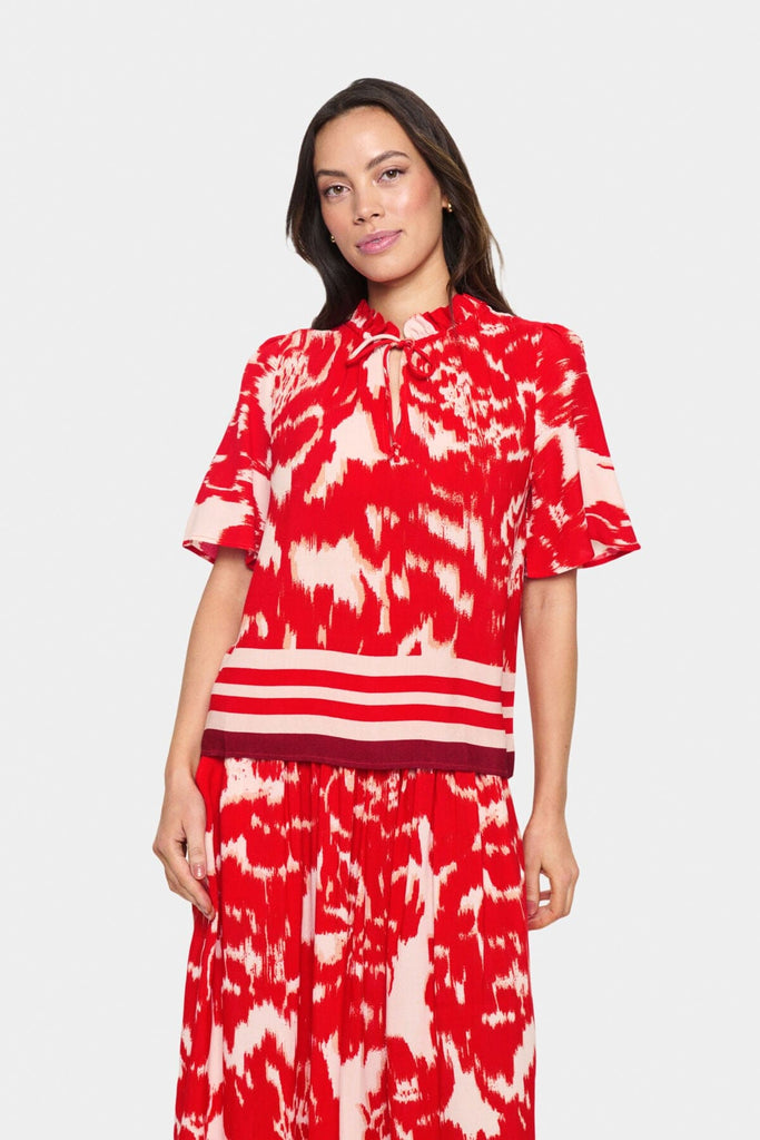 Saint Tropez Relaxed Printed Blouse Multi