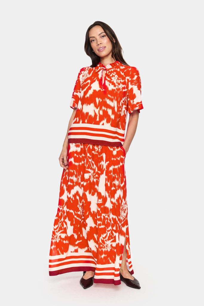 Saint Tropez Relaxed Printed Blouse Multi