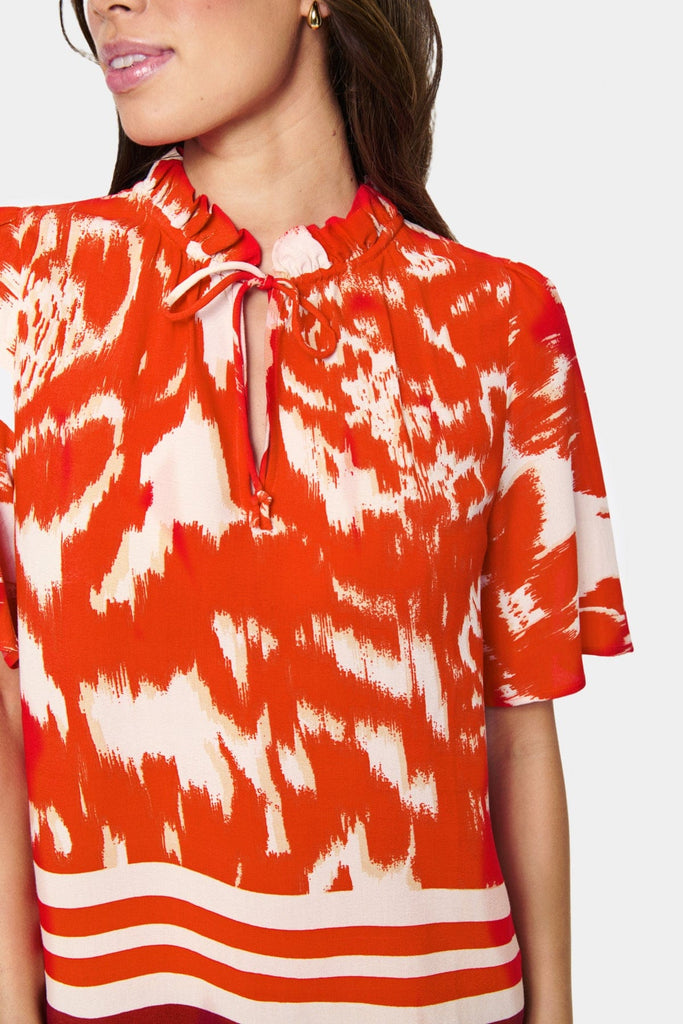Saint Tropez Relaxed Printed Blouse Multi