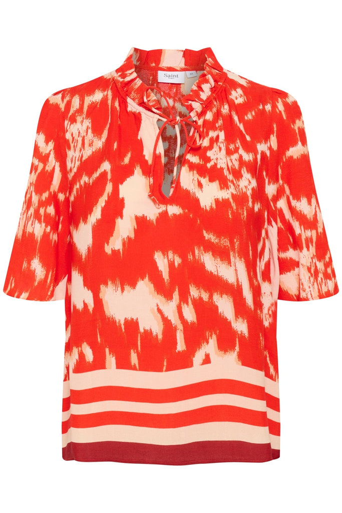 Saint Tropez Relaxed Printed Blouse Multi