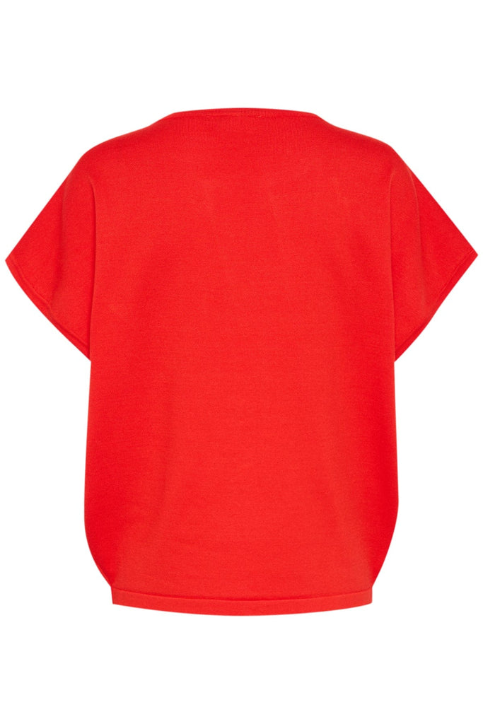 Saint Tropez Sleeveless Light Knit Red