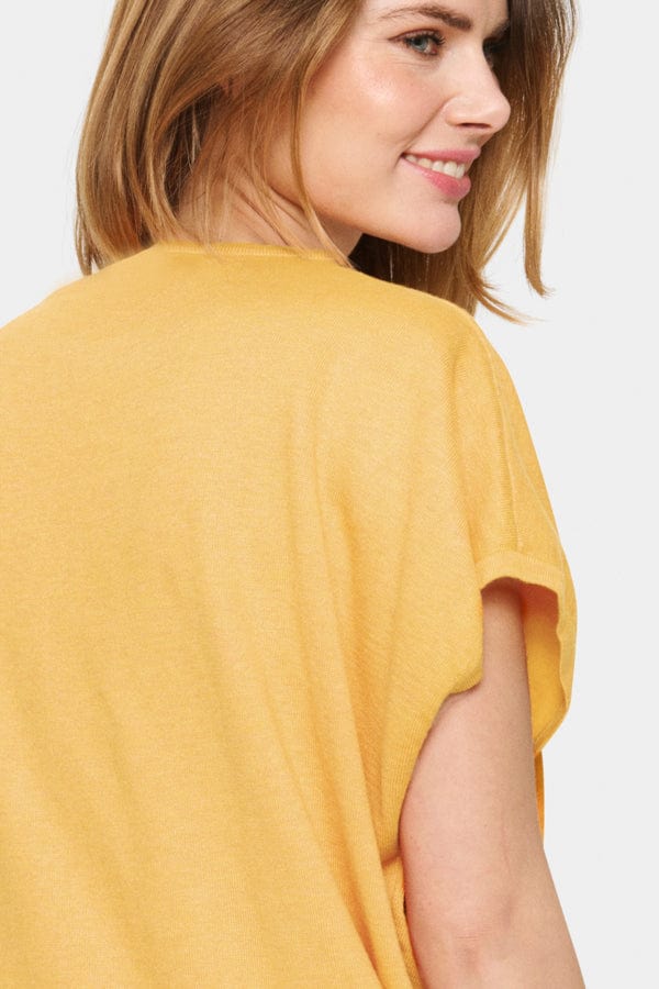 Saint Tropez Sleeveless Light Knit Yellow