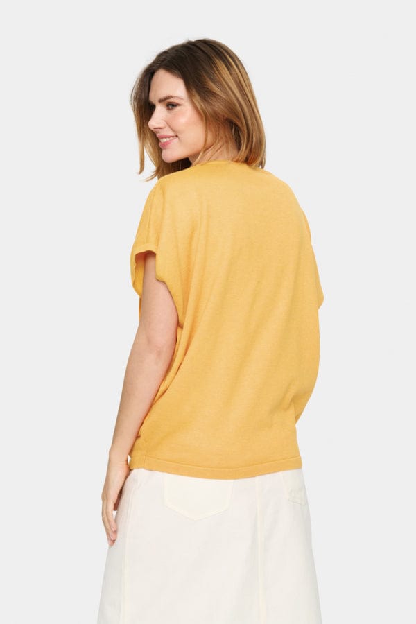 Saint Tropez Sleeveless Light Knit Yellow