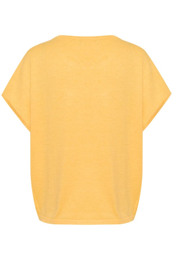 Saint Tropez Sleeveless Light Knit Yellow