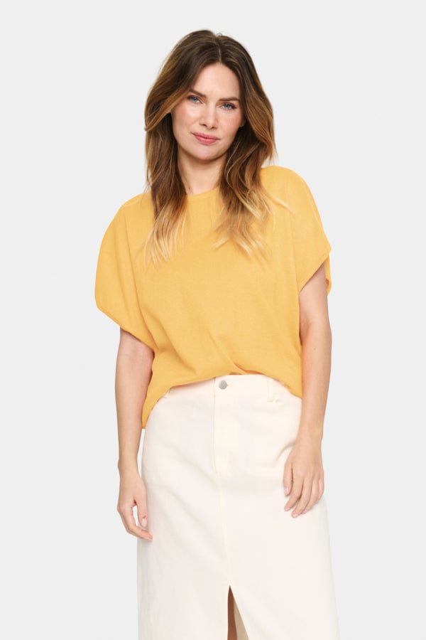 Saint Tropez Sleeveless Light Knit Yellow