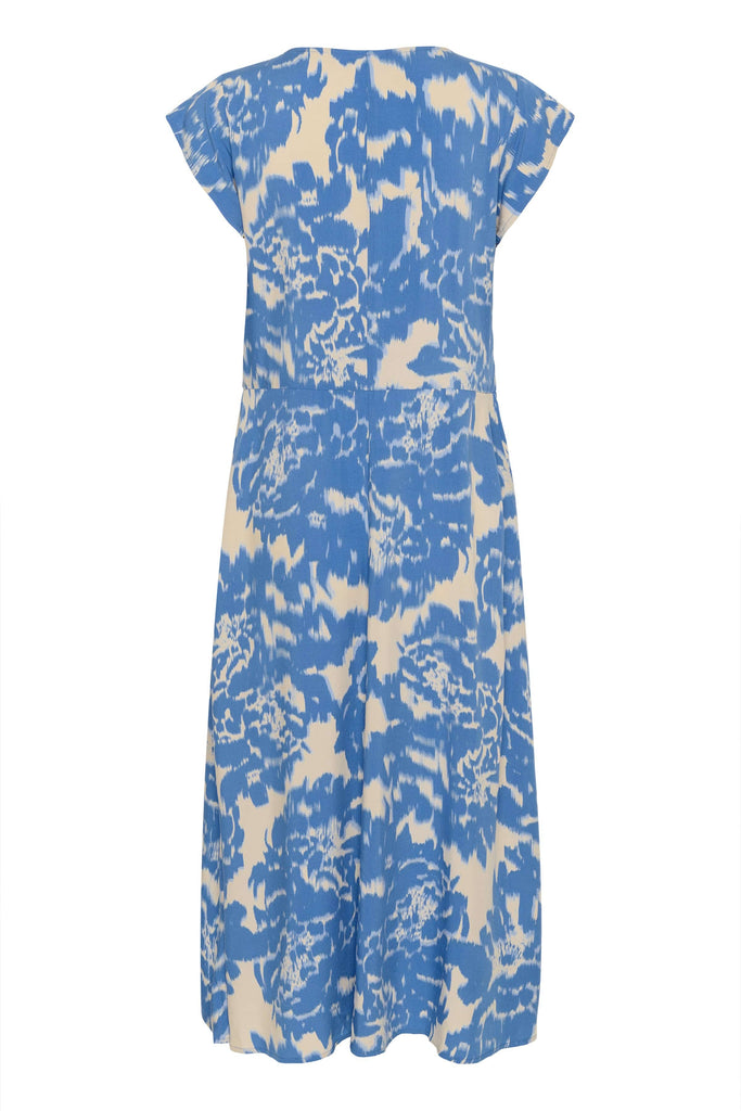 Saint Tropez Smoked Dress Blue White