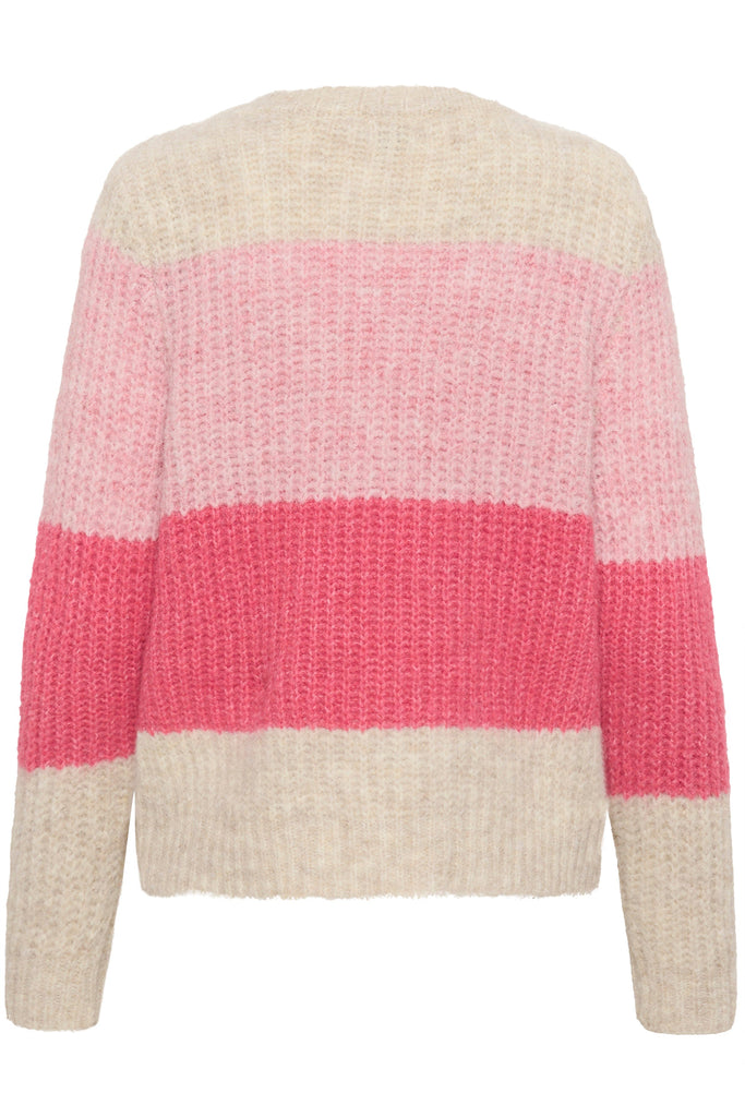 Saint Tropez Stripe Crew Neck Jumper Multi