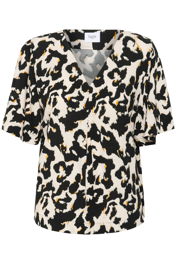 Saint Tropez V Neck Blouse Multi