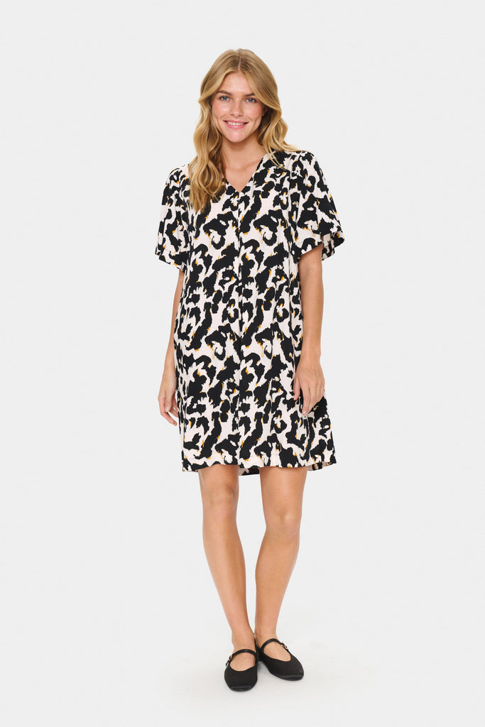 Saint Tropez V Neck Dress Multi