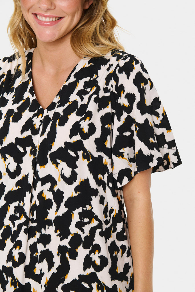 Saint Tropez V Neck Dress Multi
