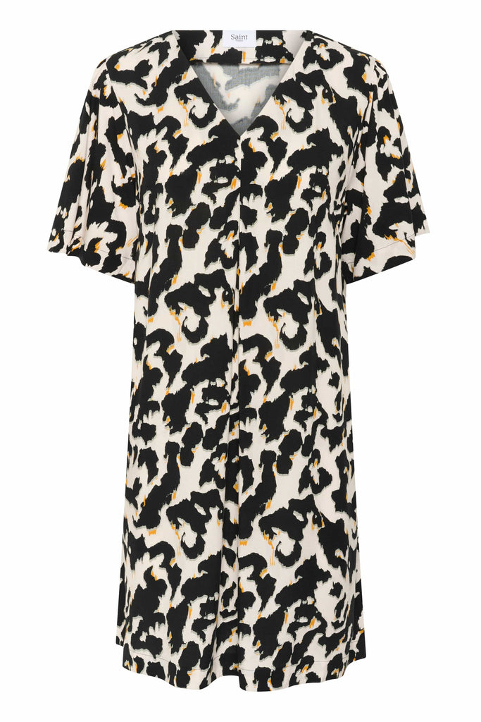 Saint Tropez V Neck Dress Multi