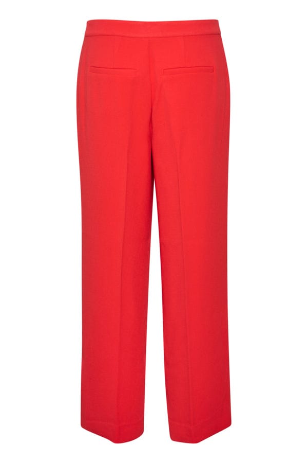 Saint Tropez Wide Leg Trousers Hibiscus Red