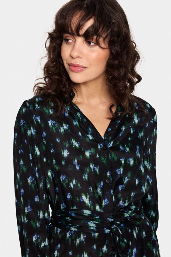 Saint Tropez Winter Floral Print Dress Multi