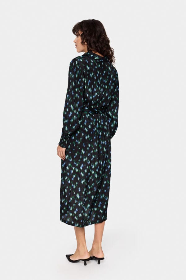 Saint Tropez Winter Floral Print Dress Multi