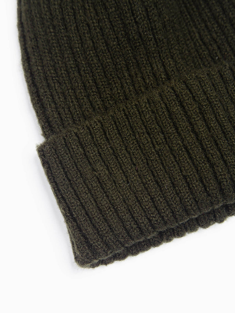 Sarta Accessories - Bonnie Pom Pom Hat - Khaki, Gold Star One-size