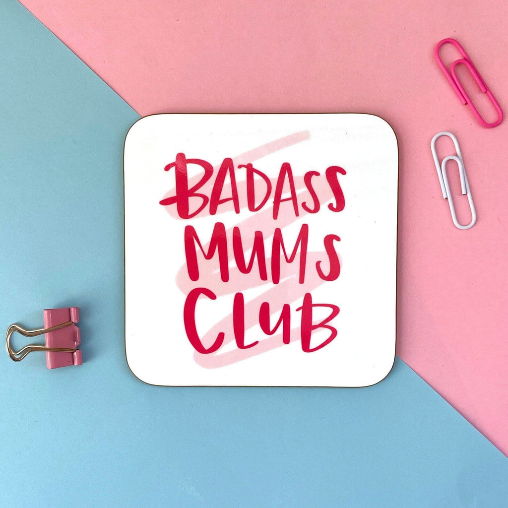 Slogan Coasters Various Badass mums club
