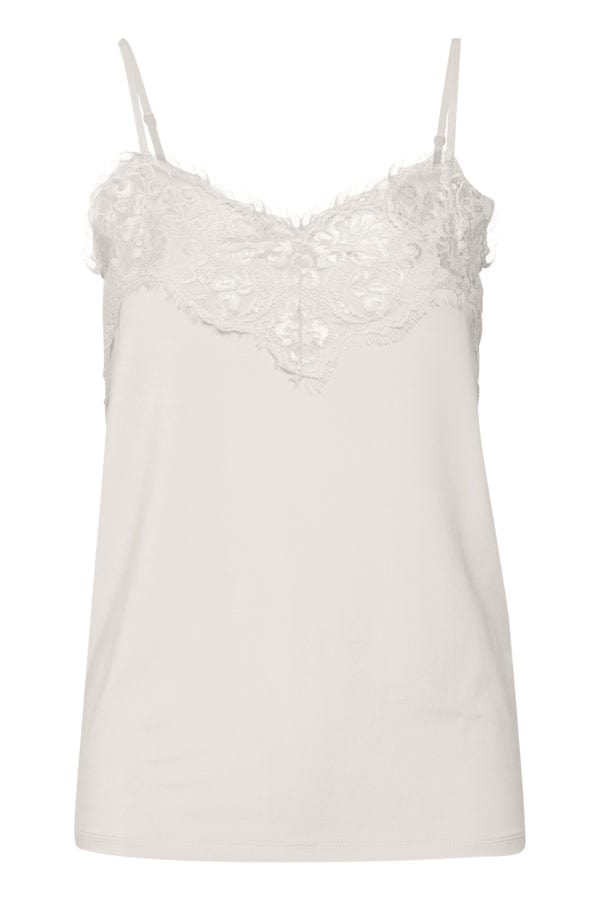Soaked In Luxury Lace Camisole Soft White