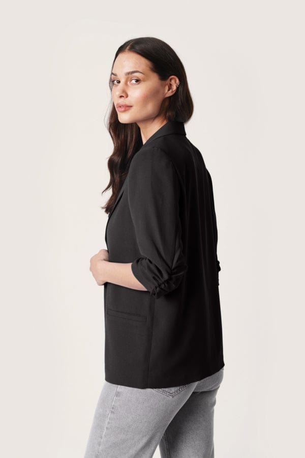 Simple black blazer sale
