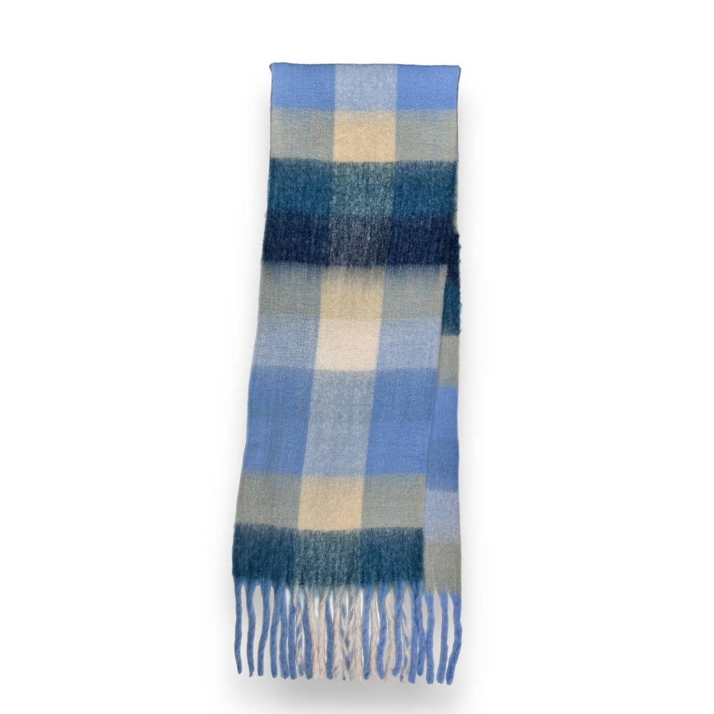 Soft Check Tassle Scarf Various