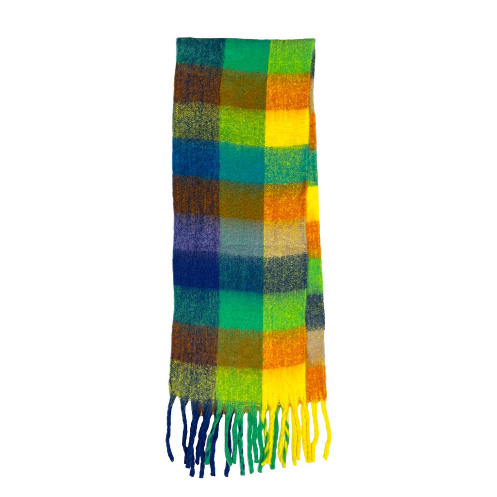 Soft Check Tassle Scarf Various