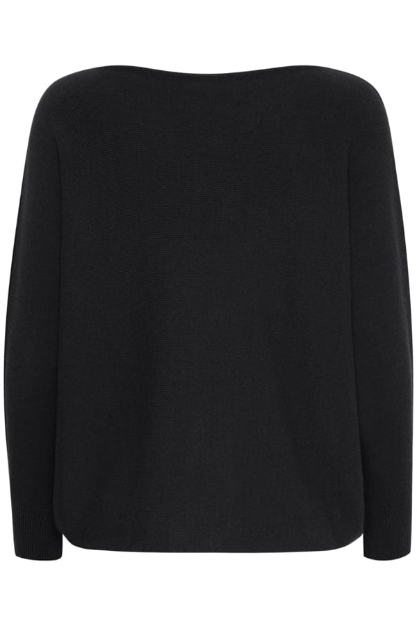 Sorbet Batwing Short Jumper Black