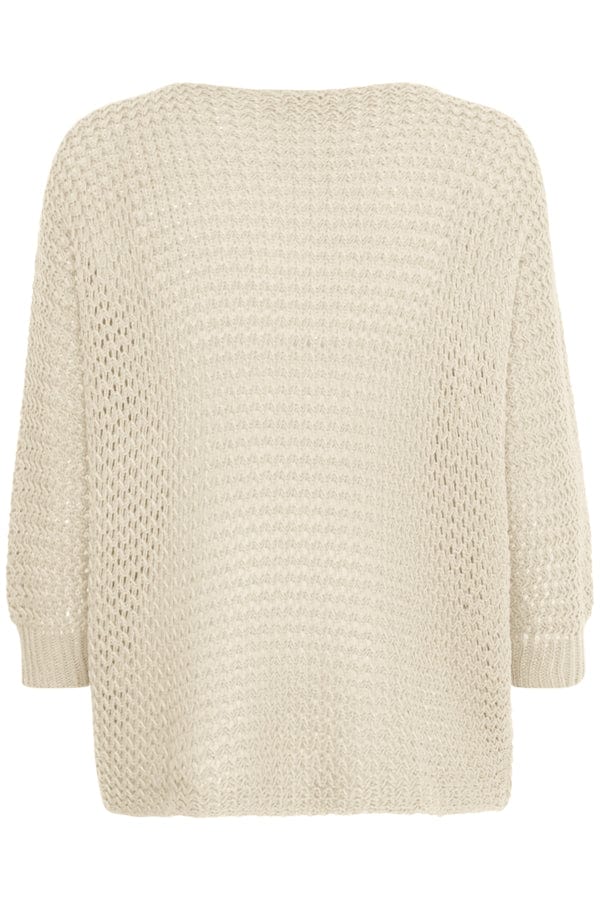 Sorbet Open Knit Jumper Beige