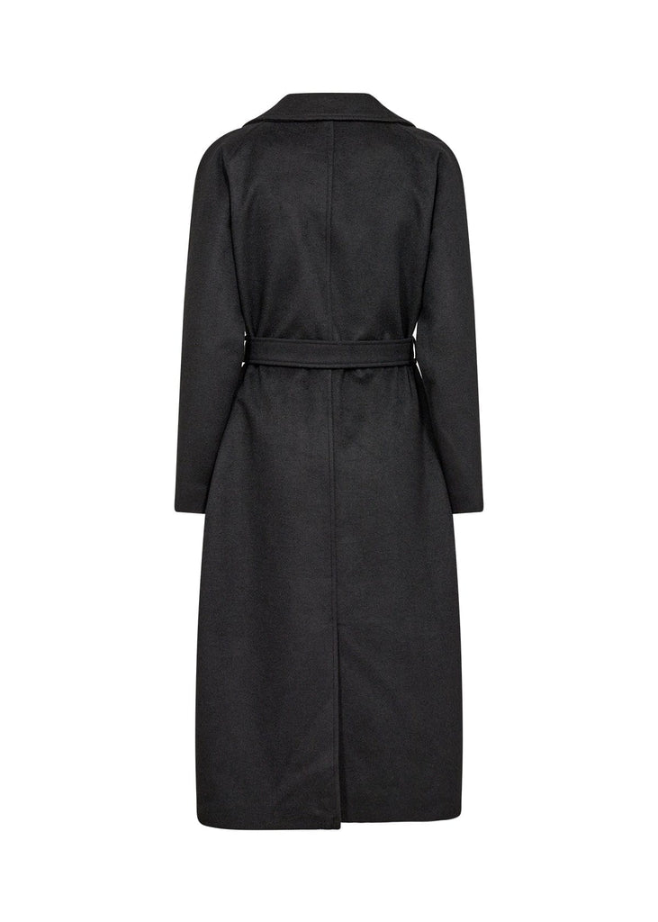 Soya Concept Belted Coat Black