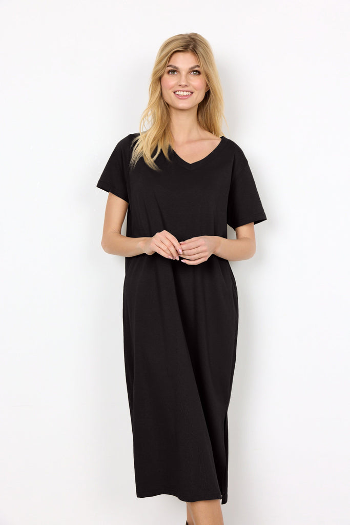 Soya Concept Cotton Dress Black