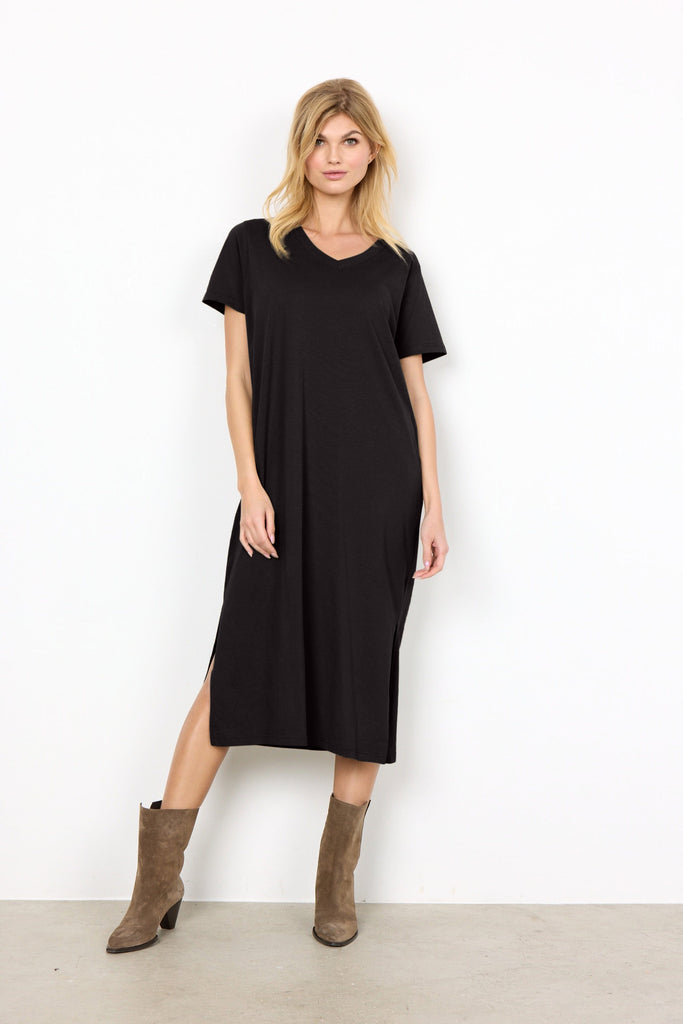 Soya Concept Cotton Dress Black