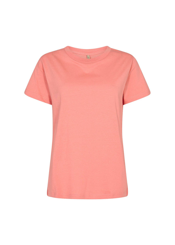 Soya Concept Cotton T Shirt Soft Coral