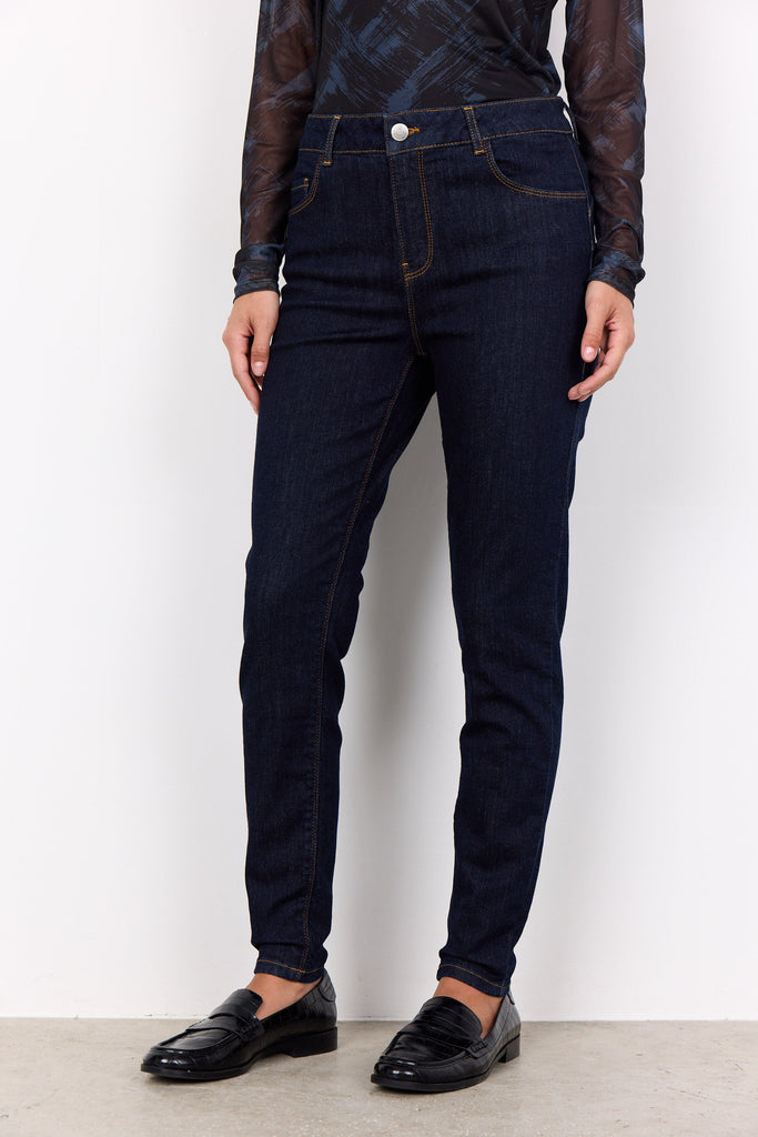 Soya Concept Denim Slim Fit Jeans Dark Blue