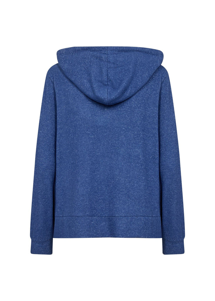 Soya Concept Hooded Jumper Bright Blue