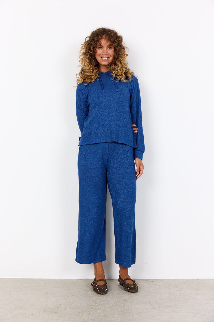 Soya Concept Hooded Jumper Bright Blue