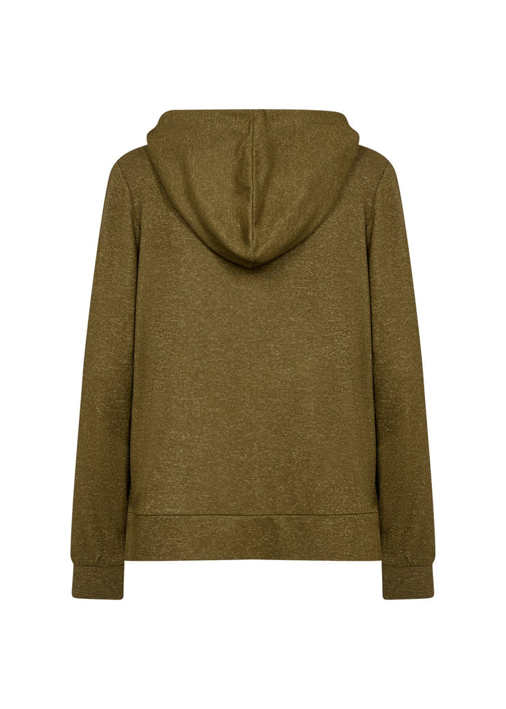 Soya Concept Hooded Jumper Khaki Green