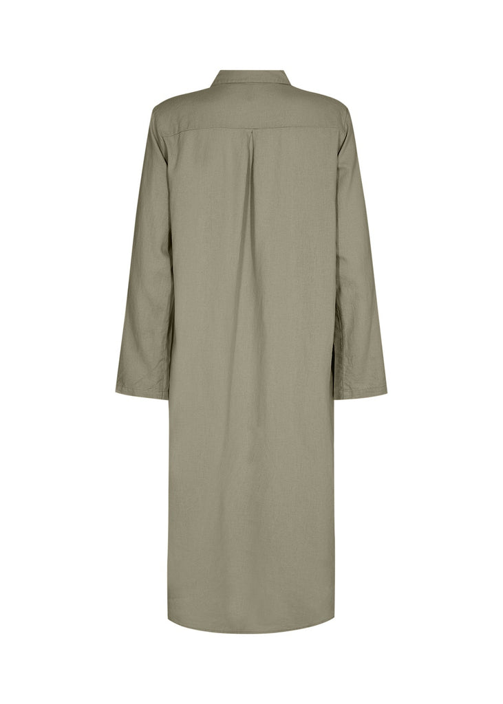 Soya Concept Button Through Dress Khaki