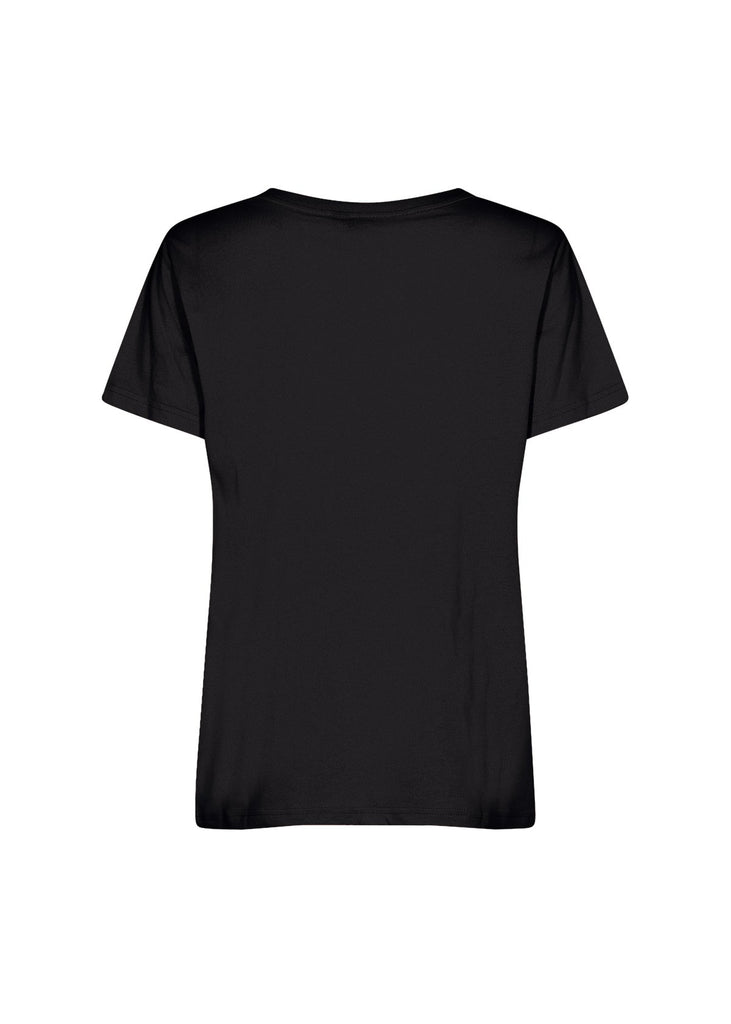 Soya Concept Organic Cotton T Shirt Black