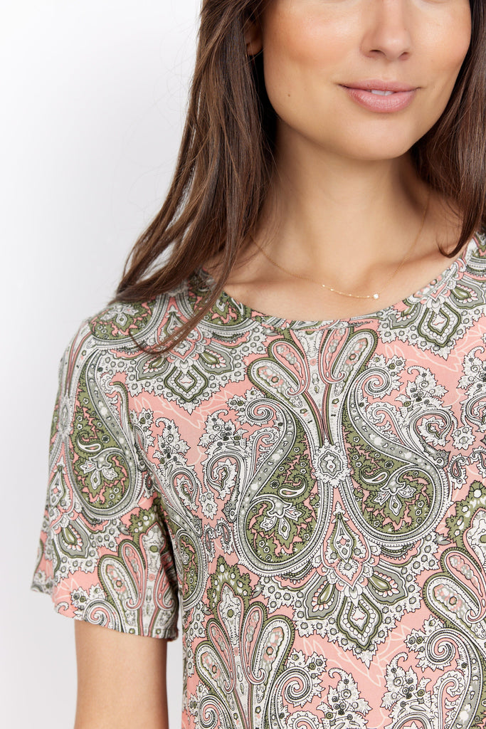 Soya Concept Paisley Print Top Multi