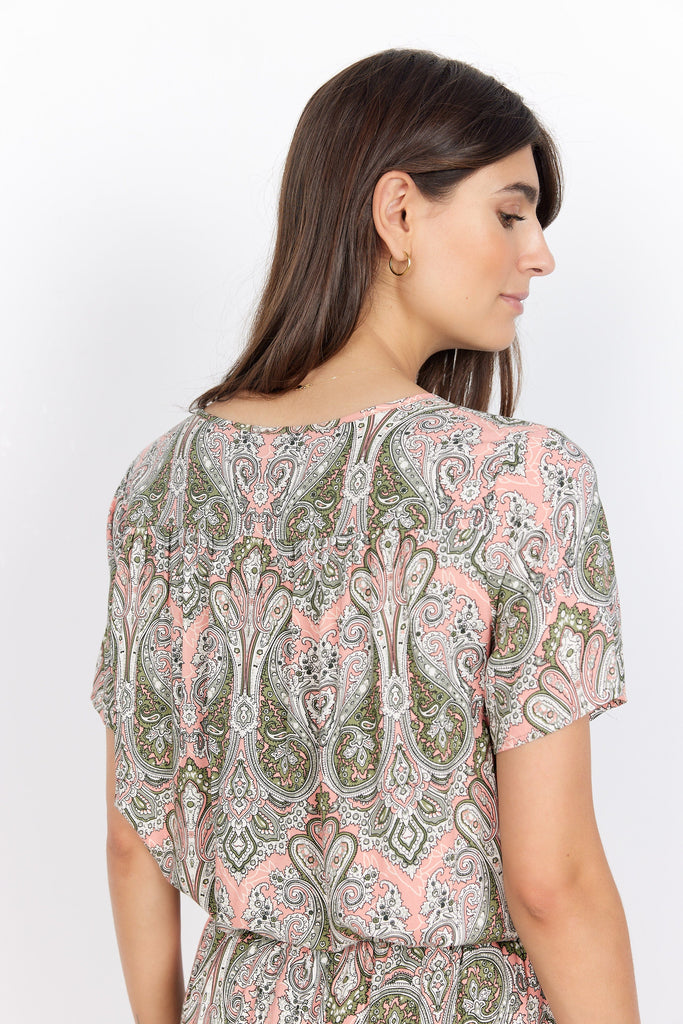 Soya Concept Paisley Print Top Multi