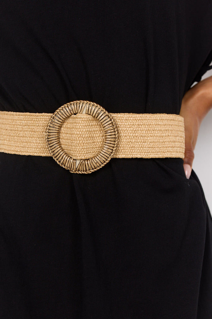 Soya Concept Raffia Belt Natural / S/M