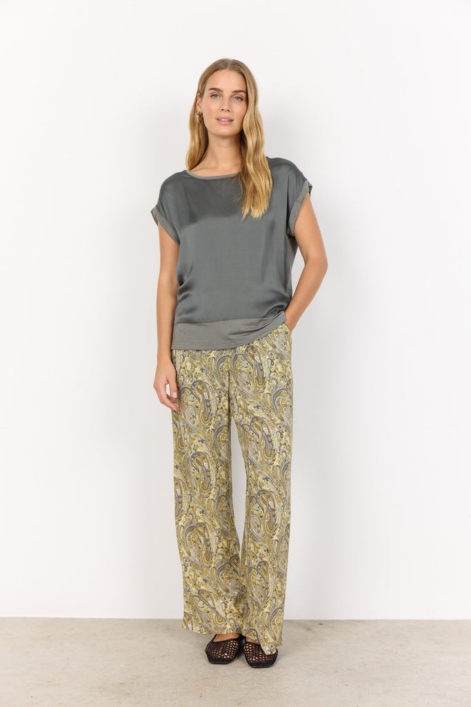 Soya Concept Silky Top Khaki