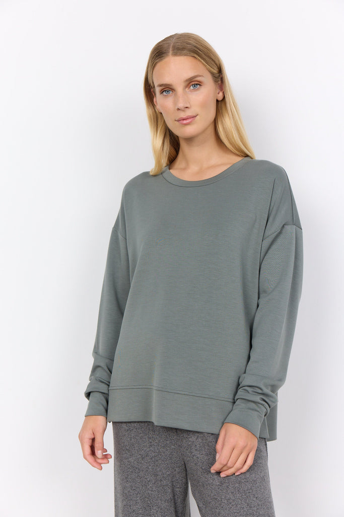 Soya Concept Sweatshirt Khaki Green