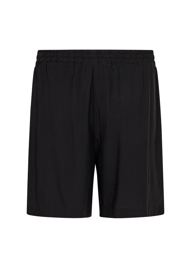 Soya Concept Tie Waist Shorts Black