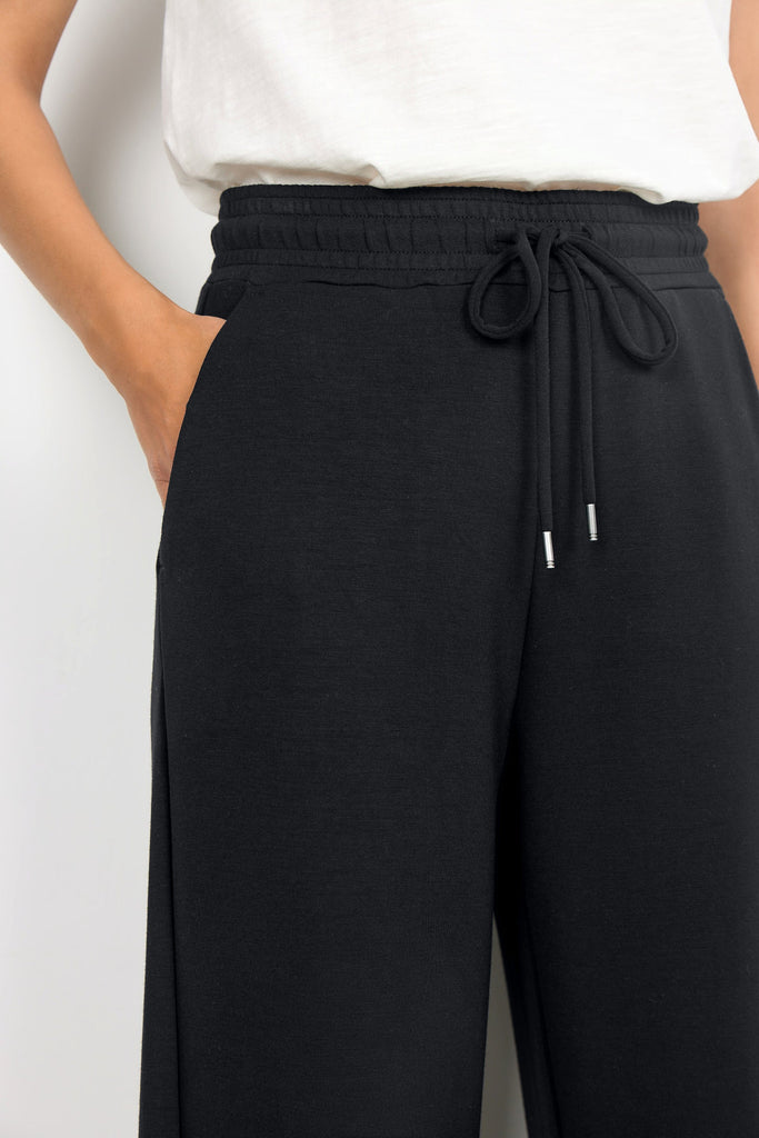 Soya Concept Wide Leg Trousers Black