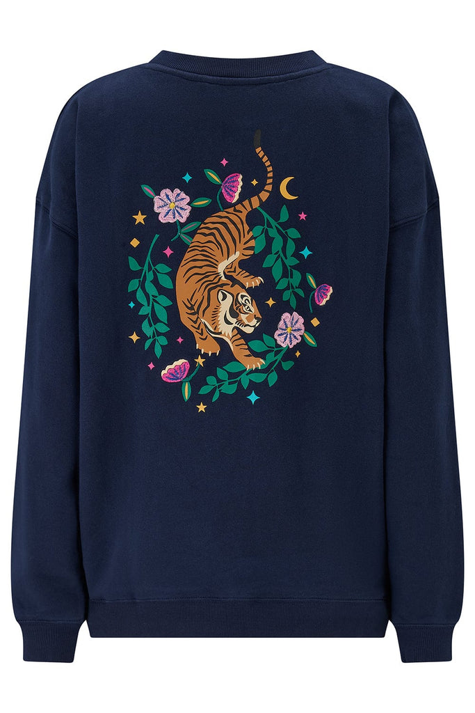 Sugarhill Eadie Relaxed Sweatshirt Navy
