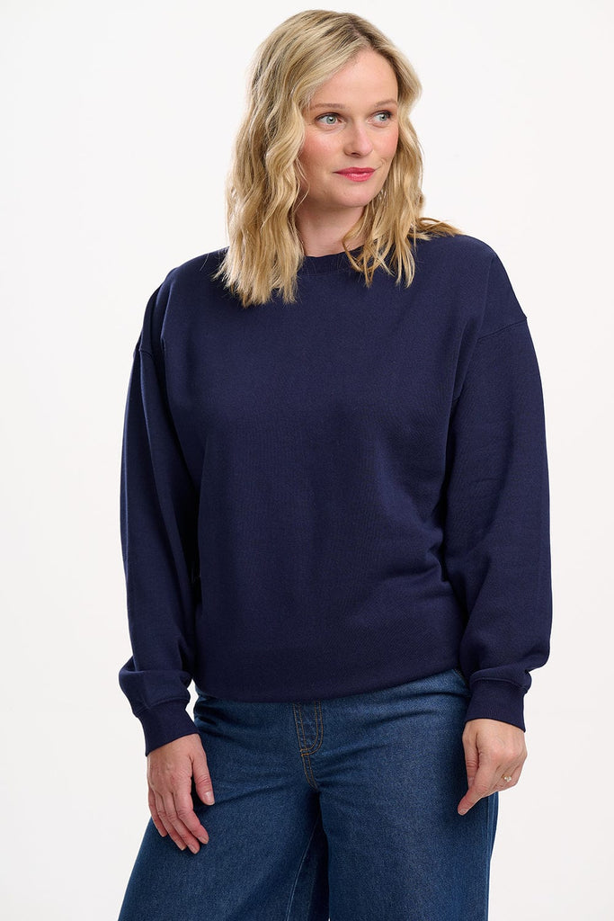 Sugarhill Eadie Relaxed Sweatshirt Navy