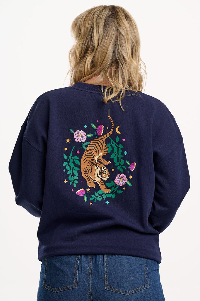 Sugarhill Eadie Relaxed Sweatshirt Navy 8