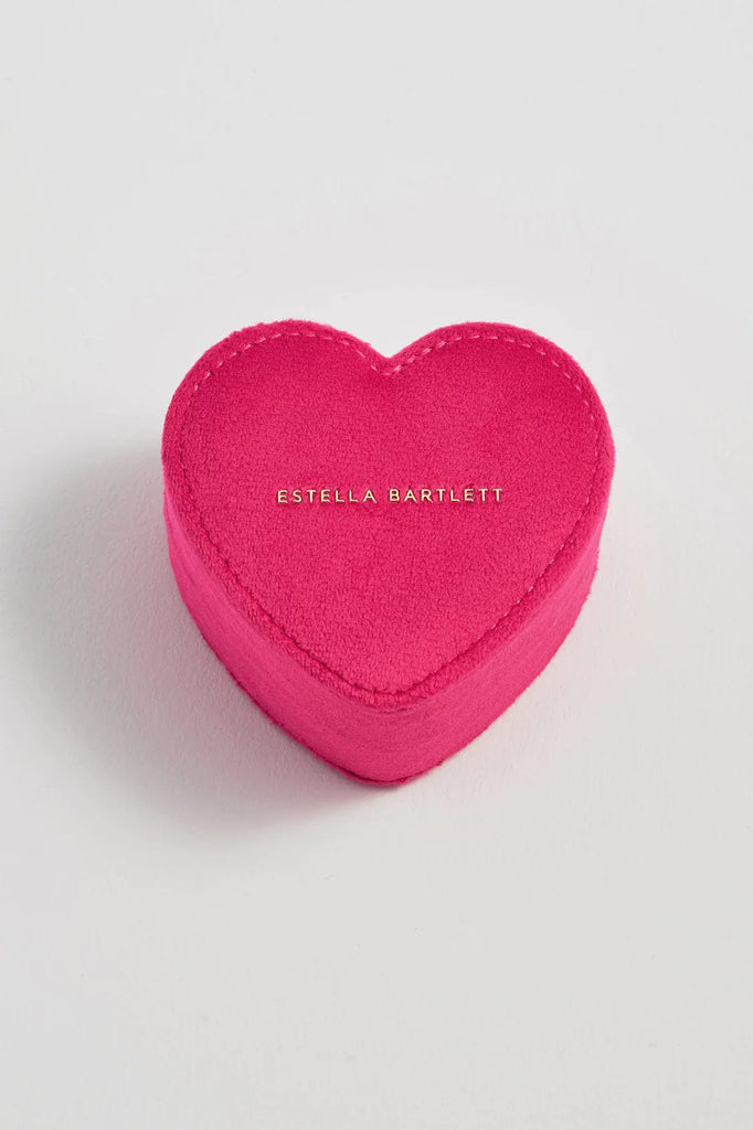 Velvet Mini Heart Shape Jewellery Box