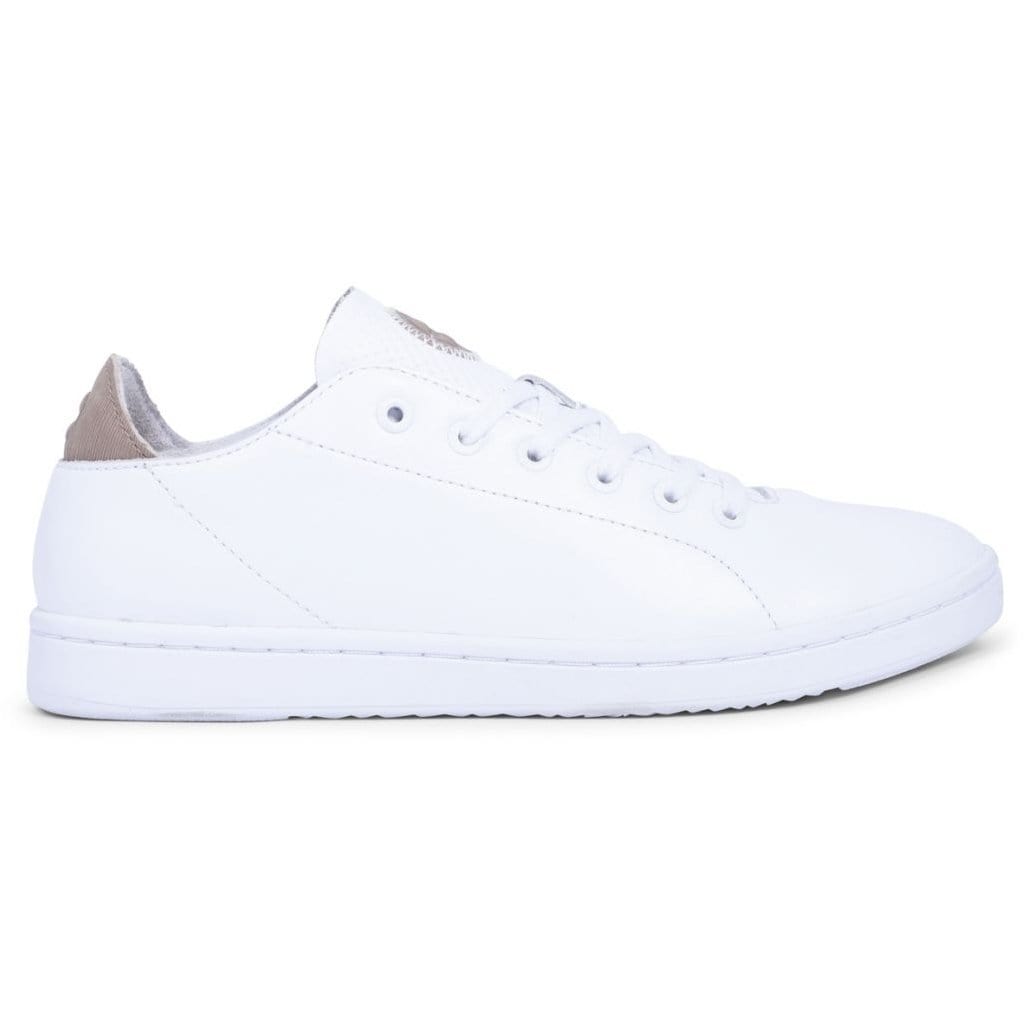 WODEN Simple Leather Sneakers white